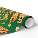 Orange Cat Lover Wrapping Paper