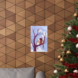 Purple Bird and Fairy Poster