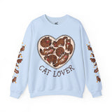 Brown Tabby Cat Lover Crewneck Sweatshirt