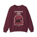 Capricorn Halloween Cat Astrology Crewneck