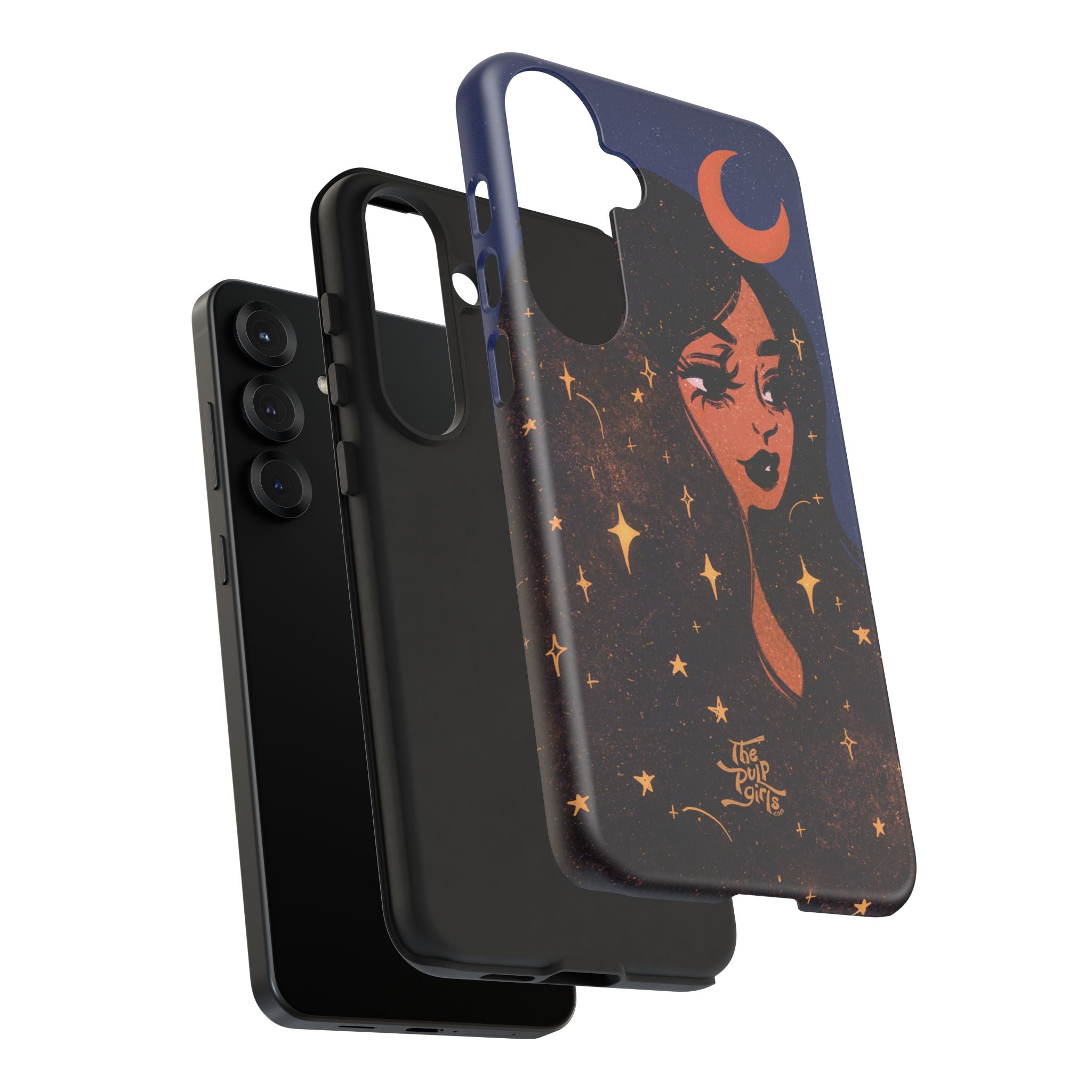 Moon Girl Blue Phone Case