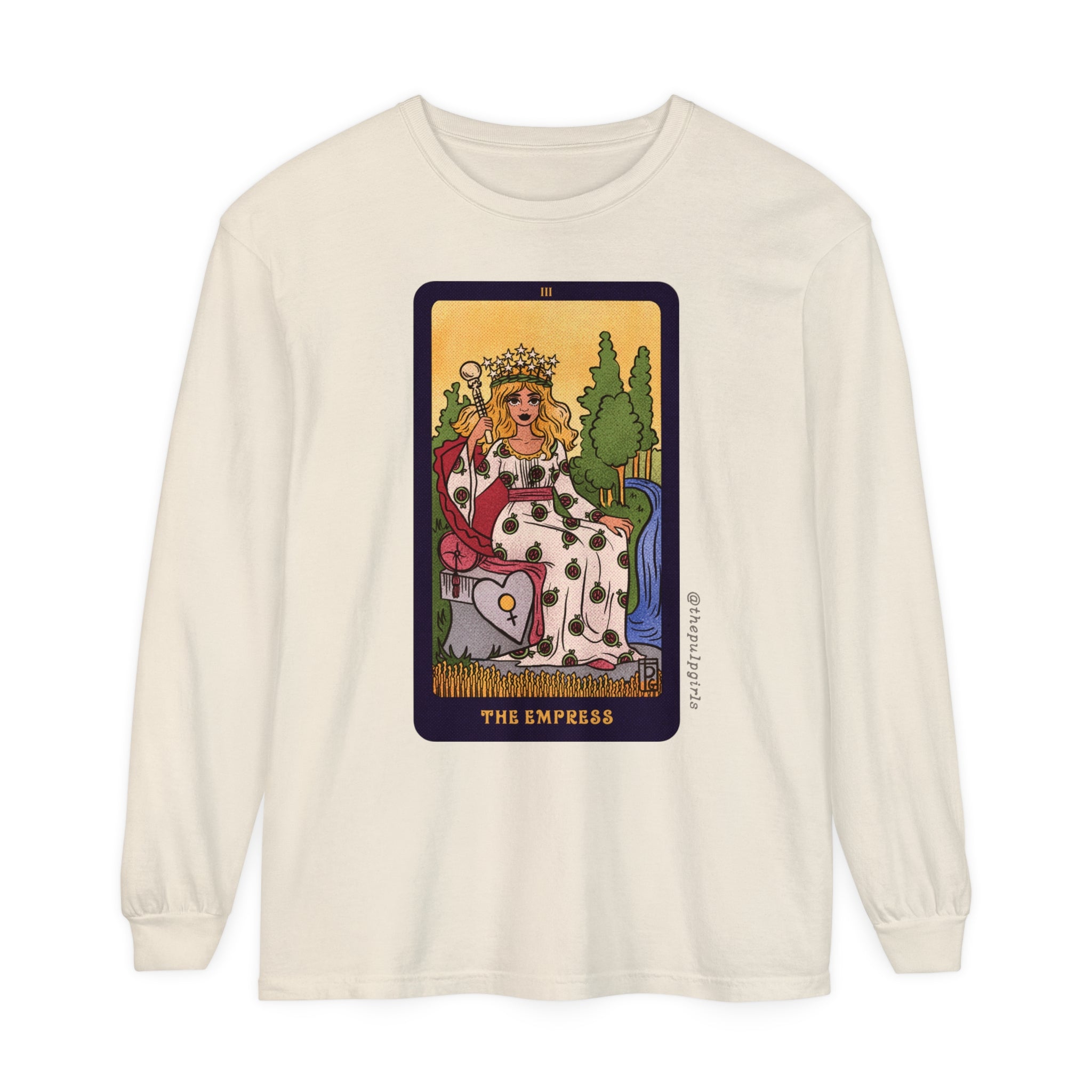 The Empress Tarot Long Sleeve Tee