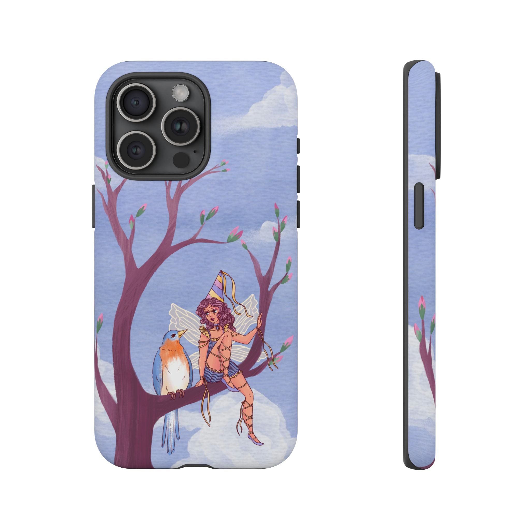 Blue Bird & Fairy Phone Case