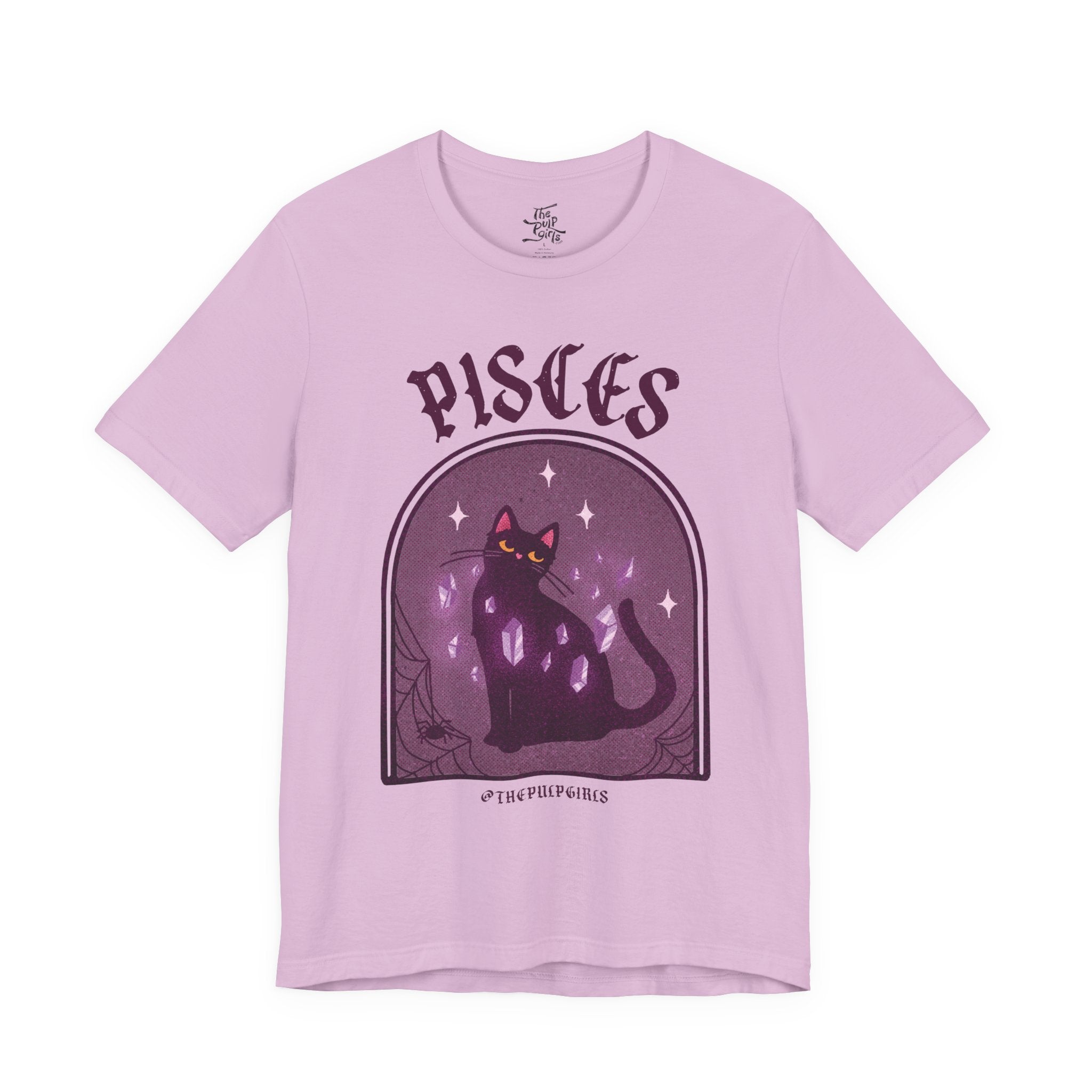 Pisces Spooky Cat Astrology Tee