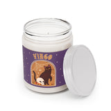 Virgo Spooky Cat Astrology Candle
