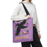 Pisces Whimsical Crow Tote Bag