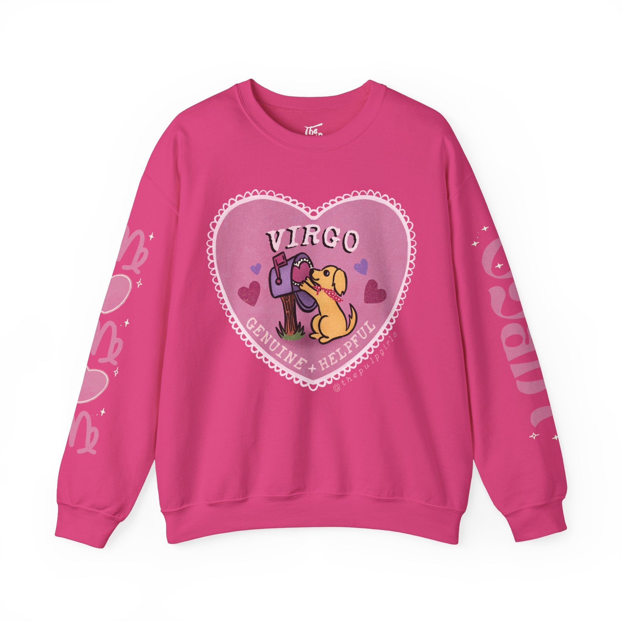 Virgo Lover Dog Astrology Crewneck
