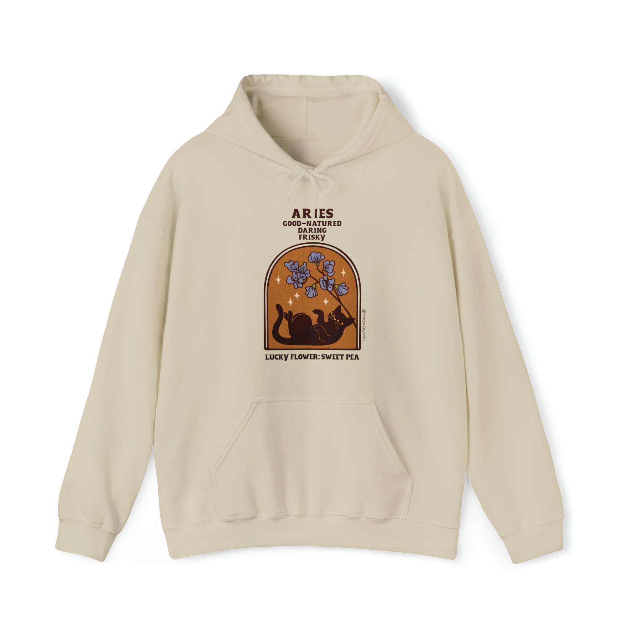 Aries Cat Astrology Hoodie