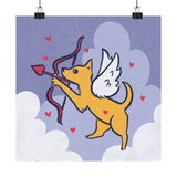 Cupid Dog Art Print