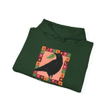 Virgo Whimsical Crow Hoodie