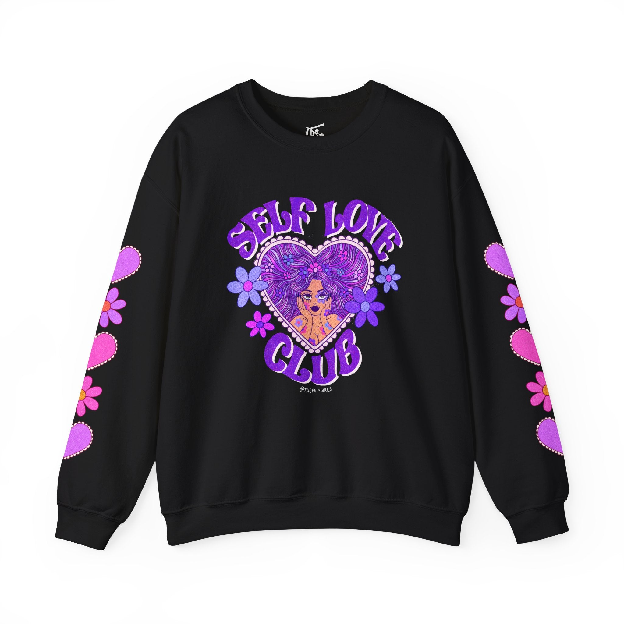 Self Love Club Purple Crewneck Sweatshirt