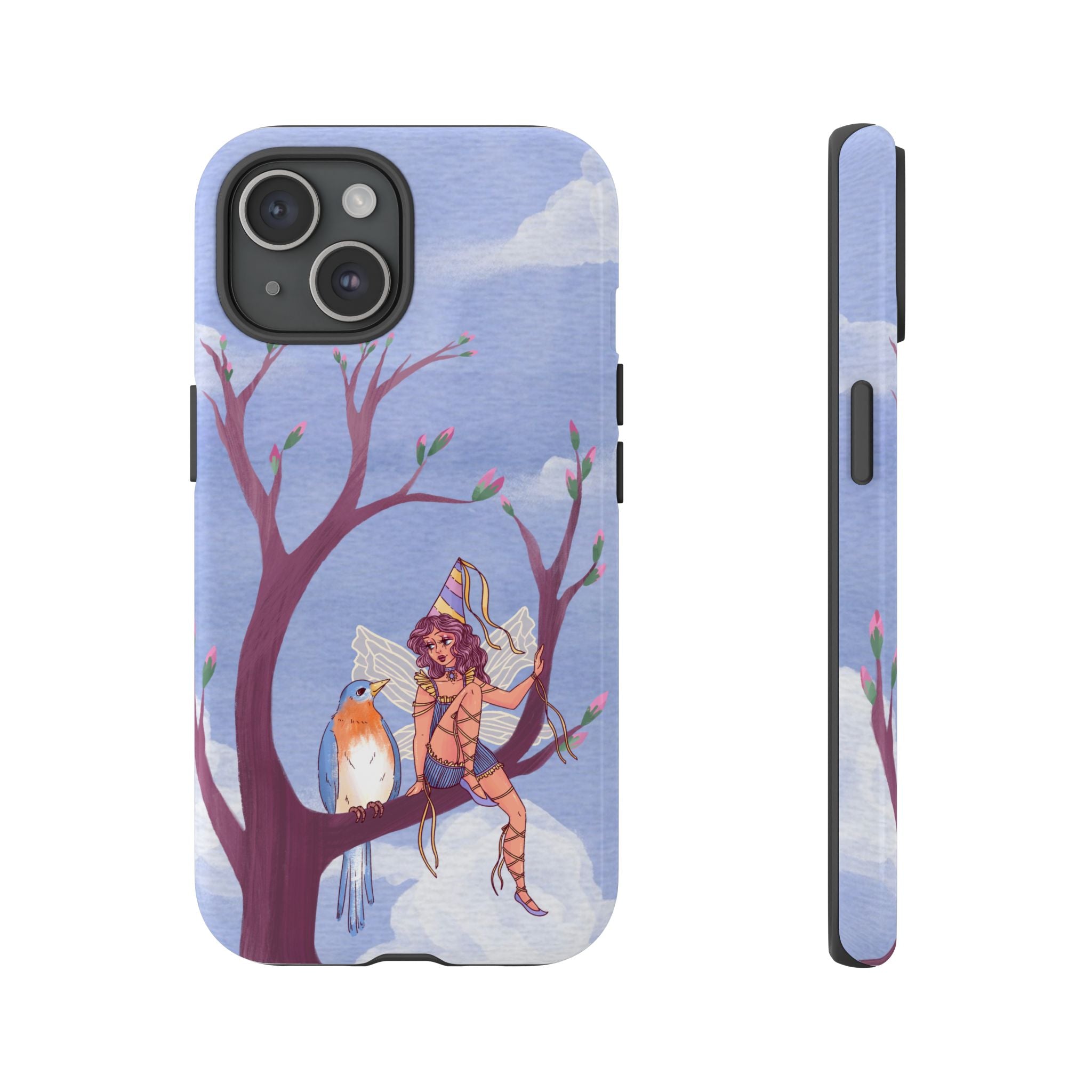 Blue Bird & Fairy Phone Case