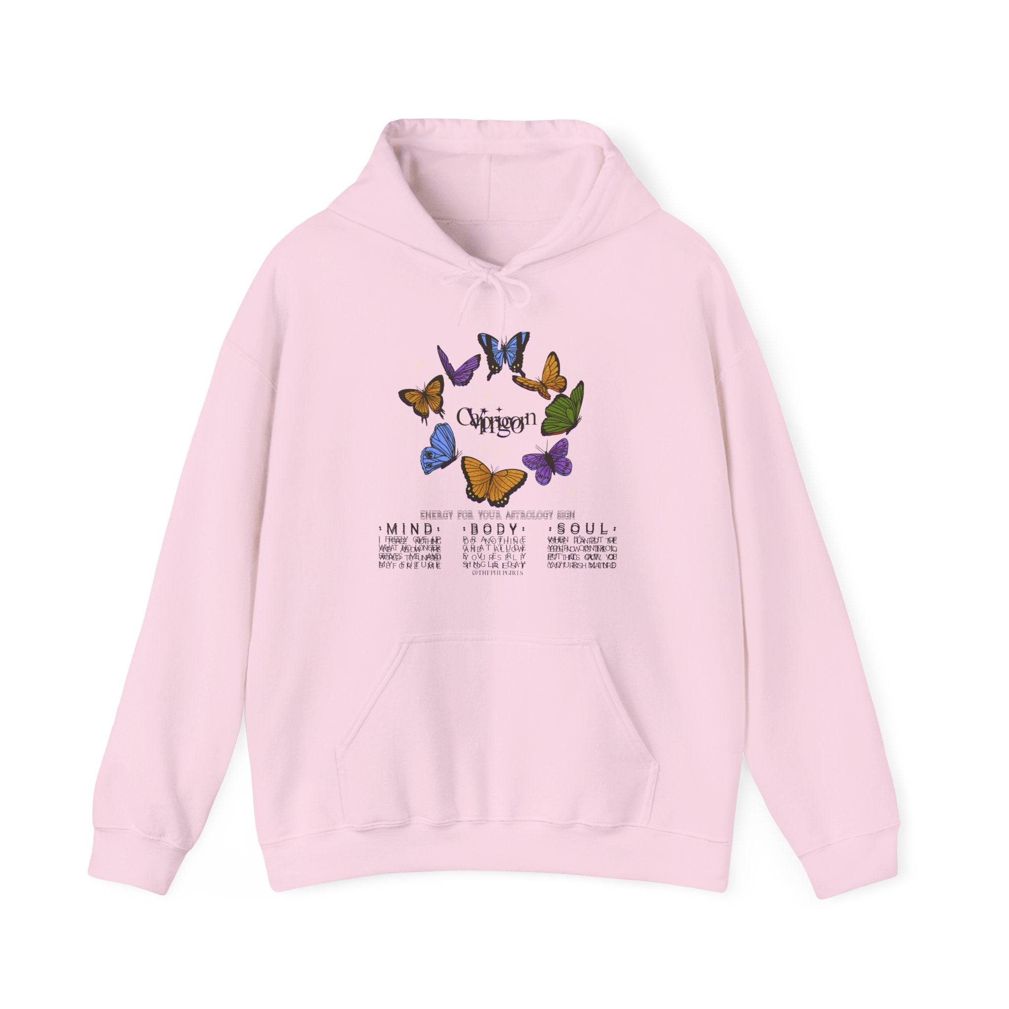Capricorn Butterfly Astrology Hoodie