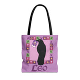Leo Whimsical Crow Tote Bag