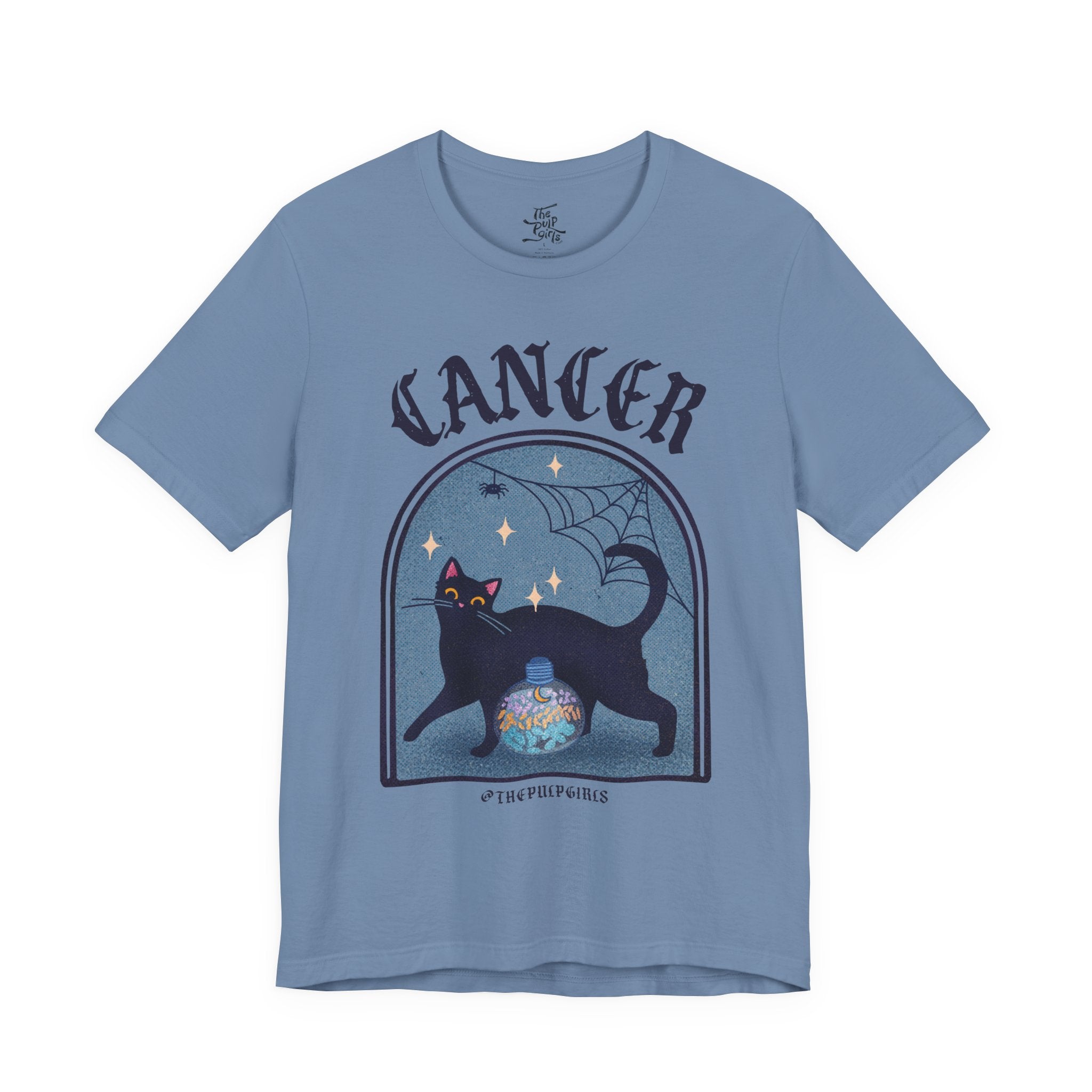Cancer Spooky Cat Astrology Tee