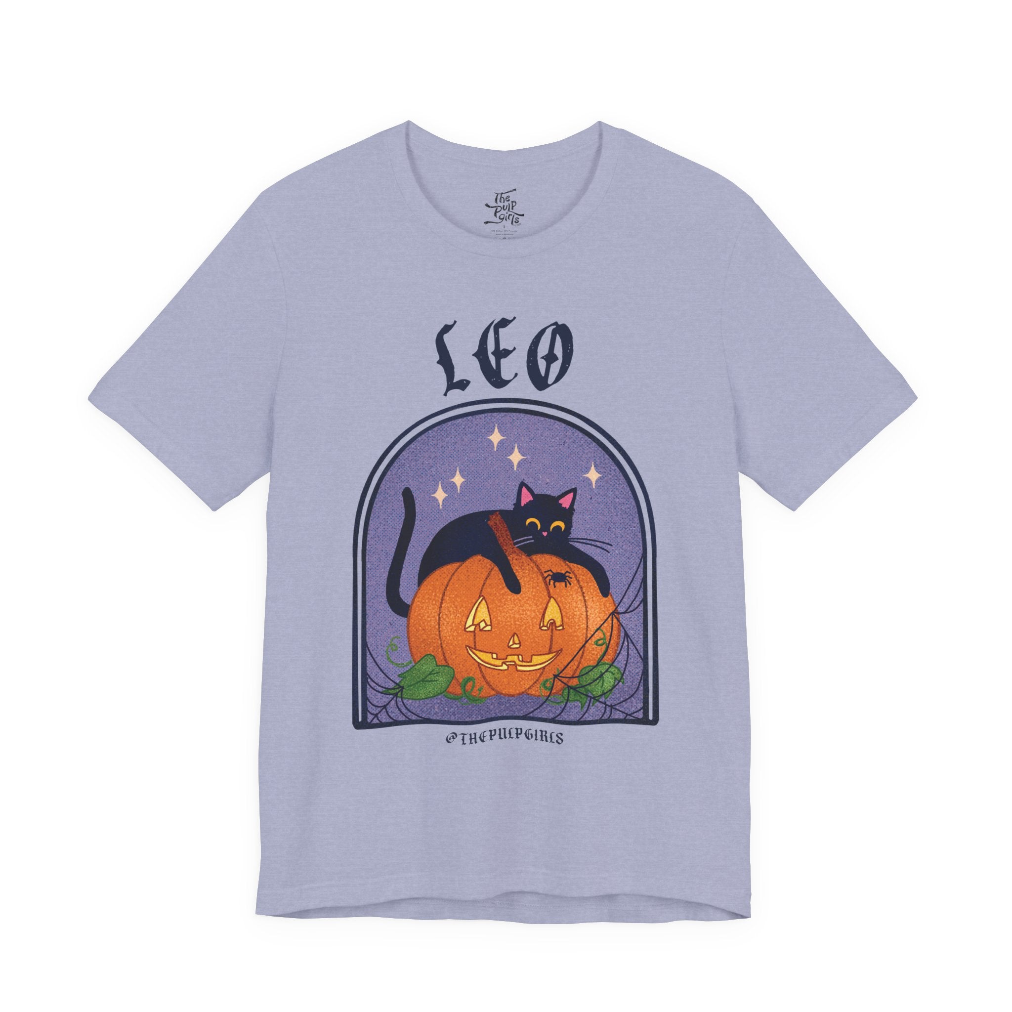 Leo Spooky Cat Astrology Tee