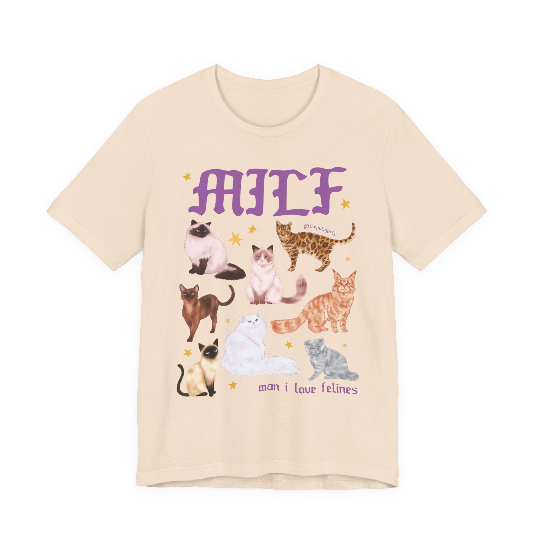 Man I Love Felines MILF Tee