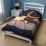 Cat Lovers Celestial Plush Blanket