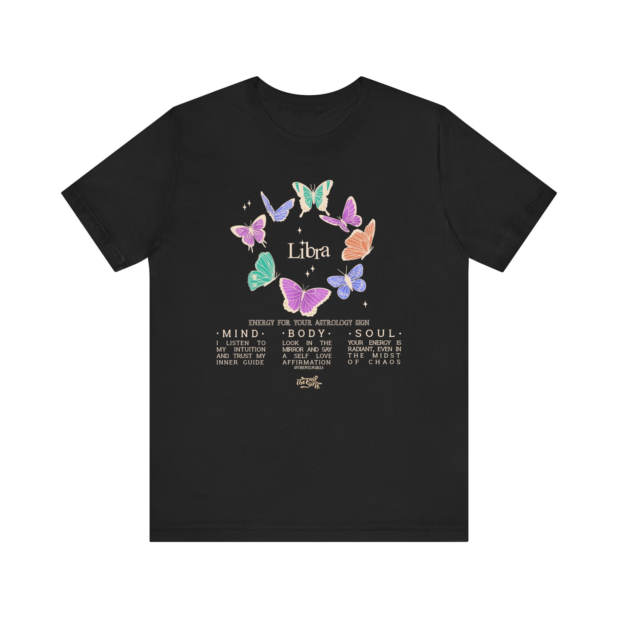 Libra Astrology Butterfly Tee