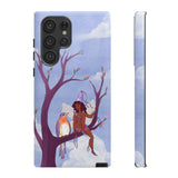 Purple Bird & Fairy Phone Case