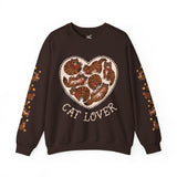 Brown Tabby Cat Lover Crewneck Sweatshirt
