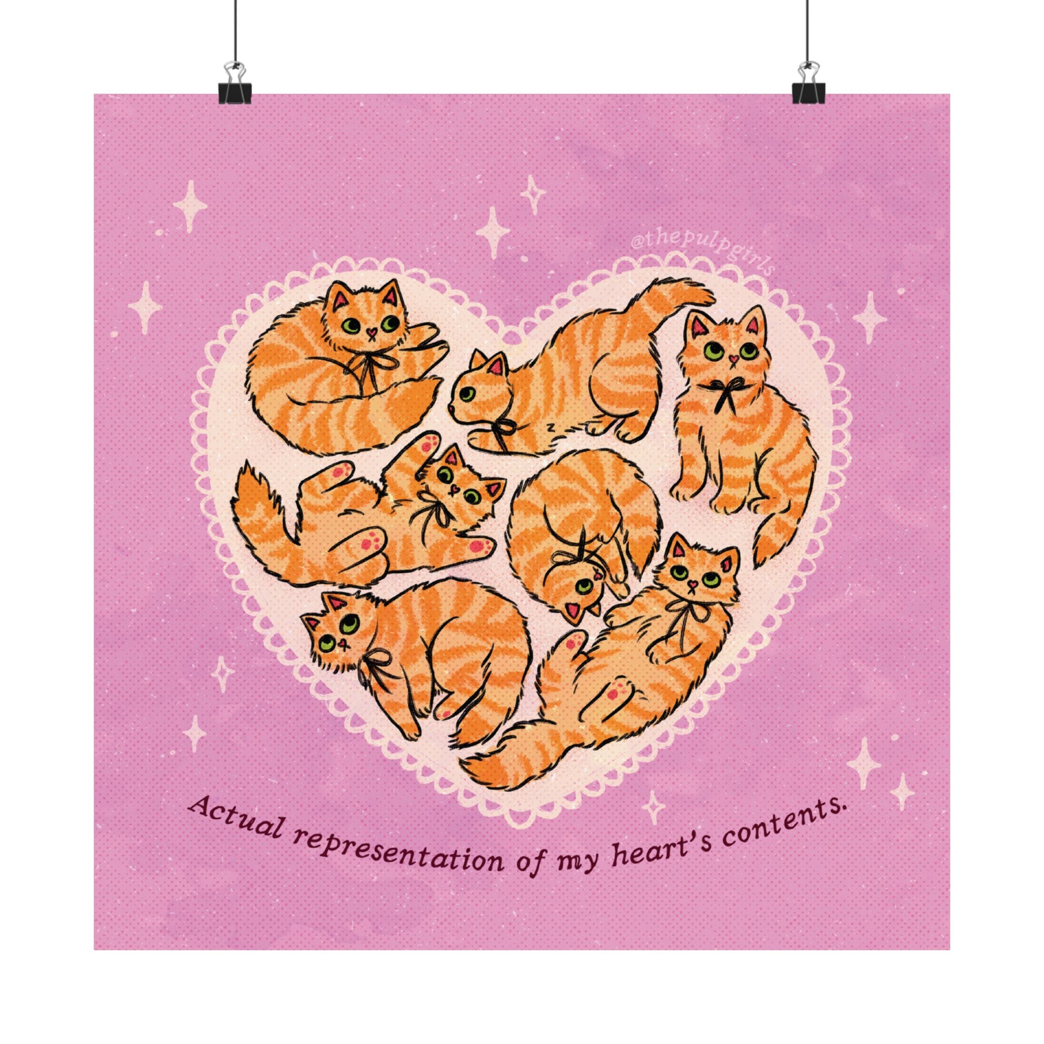 Actual Representation Of My Heart Art Print