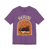 Gemini Spooky Cat Astrology Tee