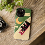 Sledding Kitties Phone Case