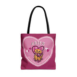 Aries Lover Dog Astrology Tote