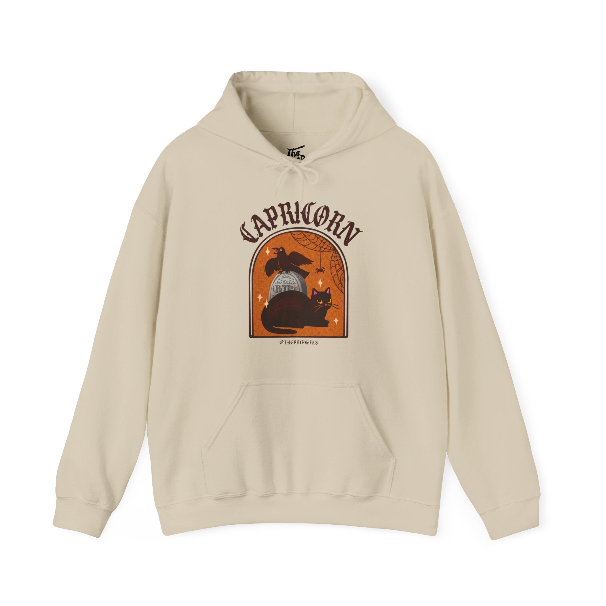 Capricorn Spooky Cat Astrology Hoodie