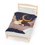 Cat Lovers Celestial Plush Blanket