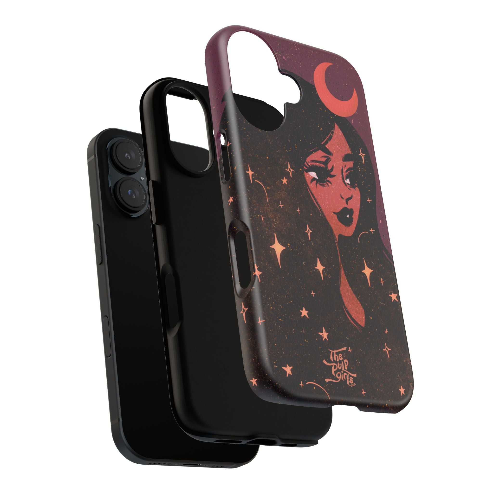 Moon Girl Red Phone Case