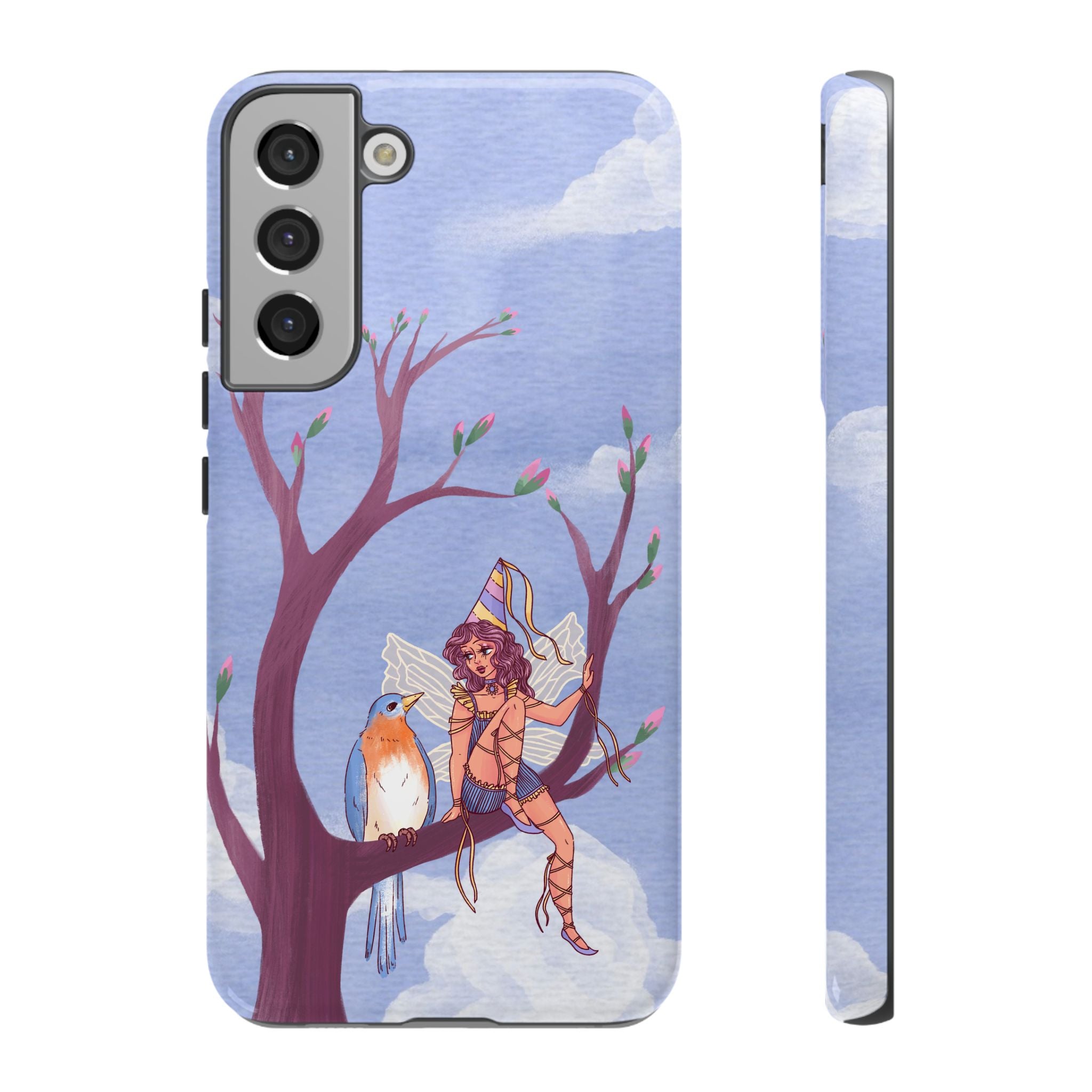 Blue Bird & Fairy Phone Case