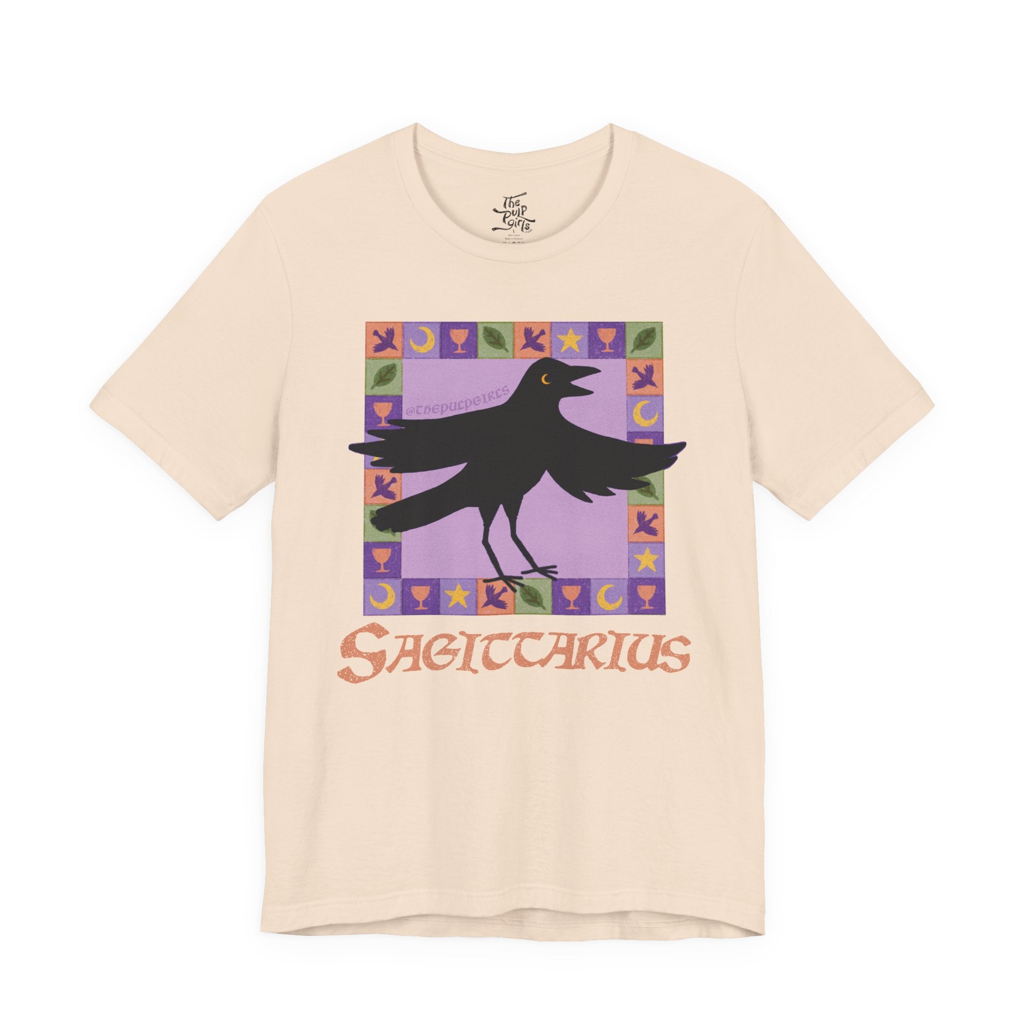 Sagittarius Whimsical Crow Tee