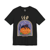 Leo Spooky Cat Astrology Tee