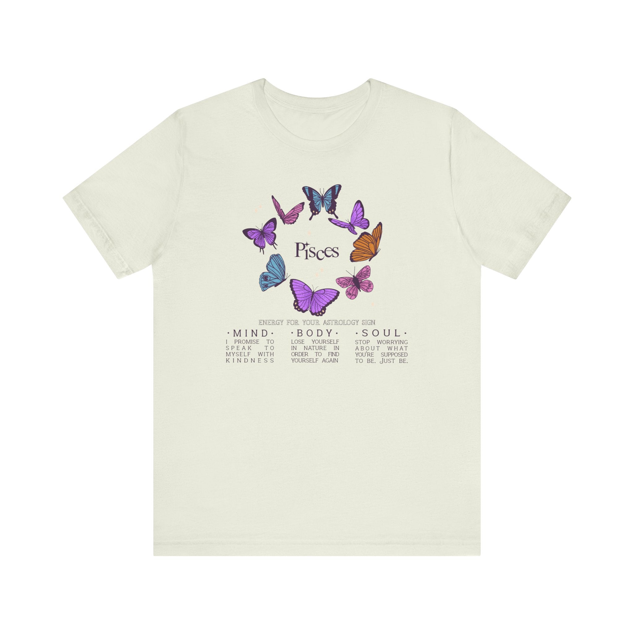 Pisces Astrology Butterfly Tee