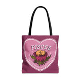 Pisces Lover Dog Astrology Tote