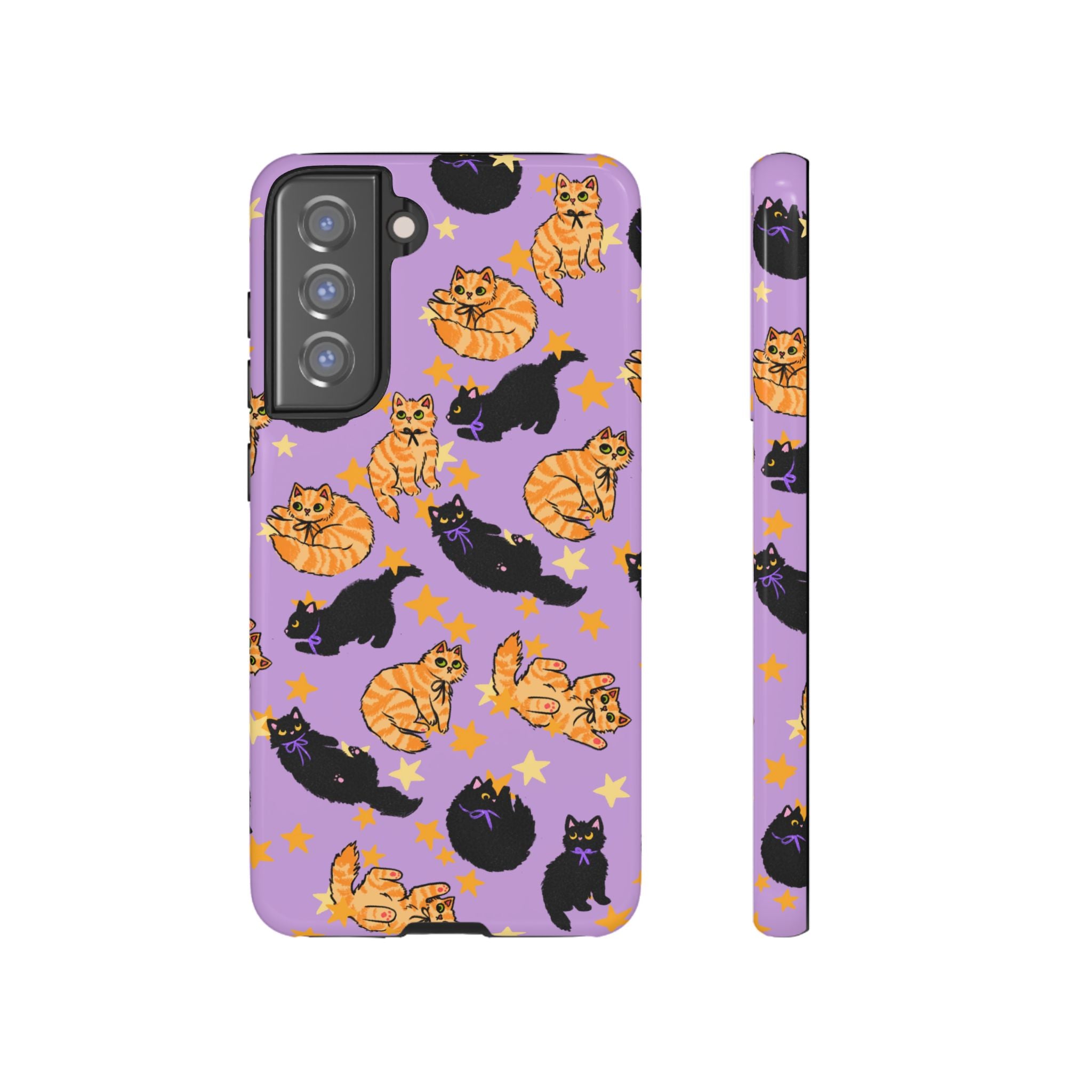 All The Kitties Phone Case - Purple