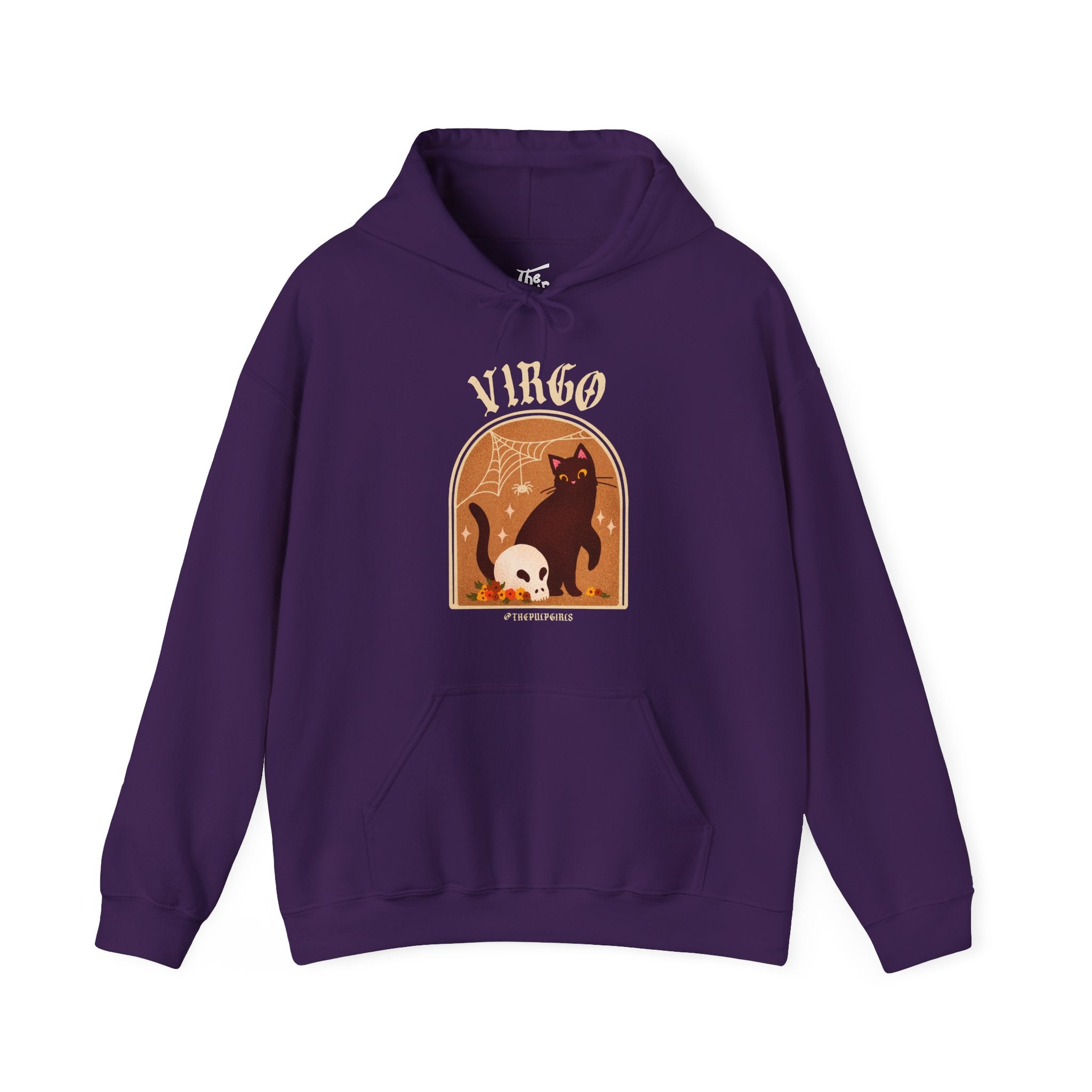 Virgo Spooky Cat Astrology Hoodie