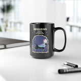 Halloween Cat Aquarius Astrology Mug 15oz