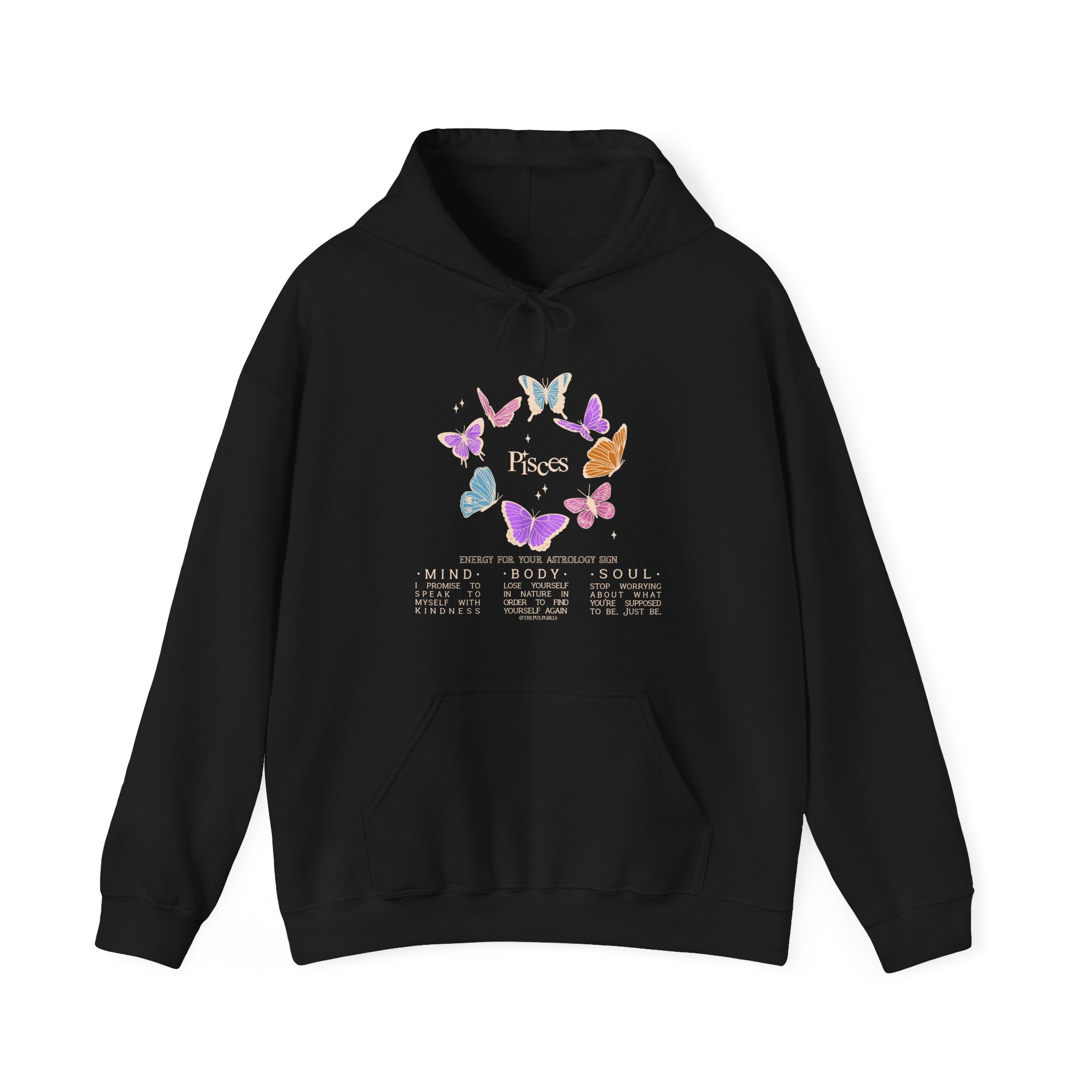 Pisces Butterfly Astrology Hoodie