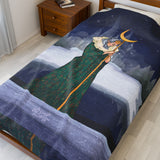 Winter Sorceress Plush Blanket