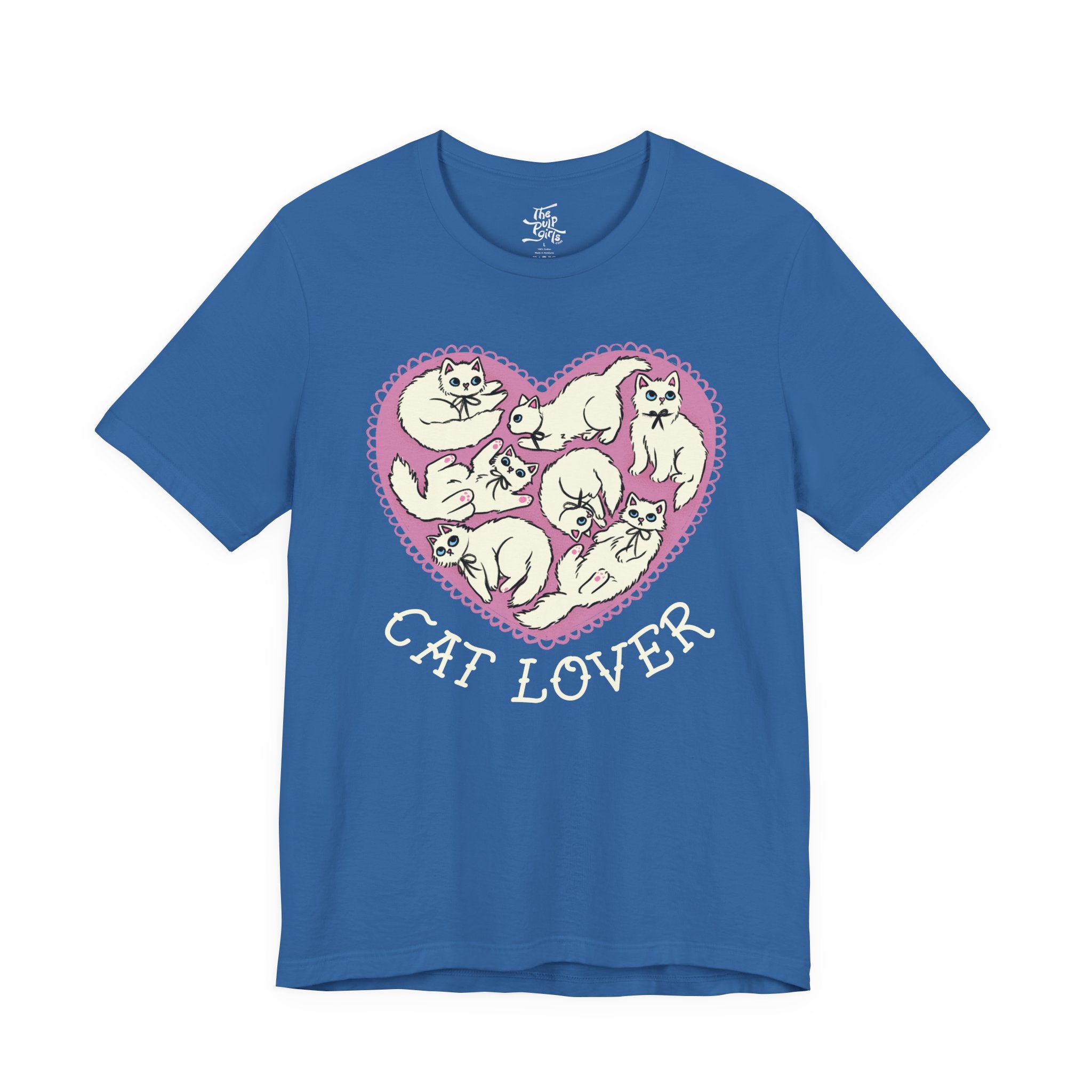 White Cat Lover Tee