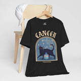 Cancer Spooky Cat Astrology Tee