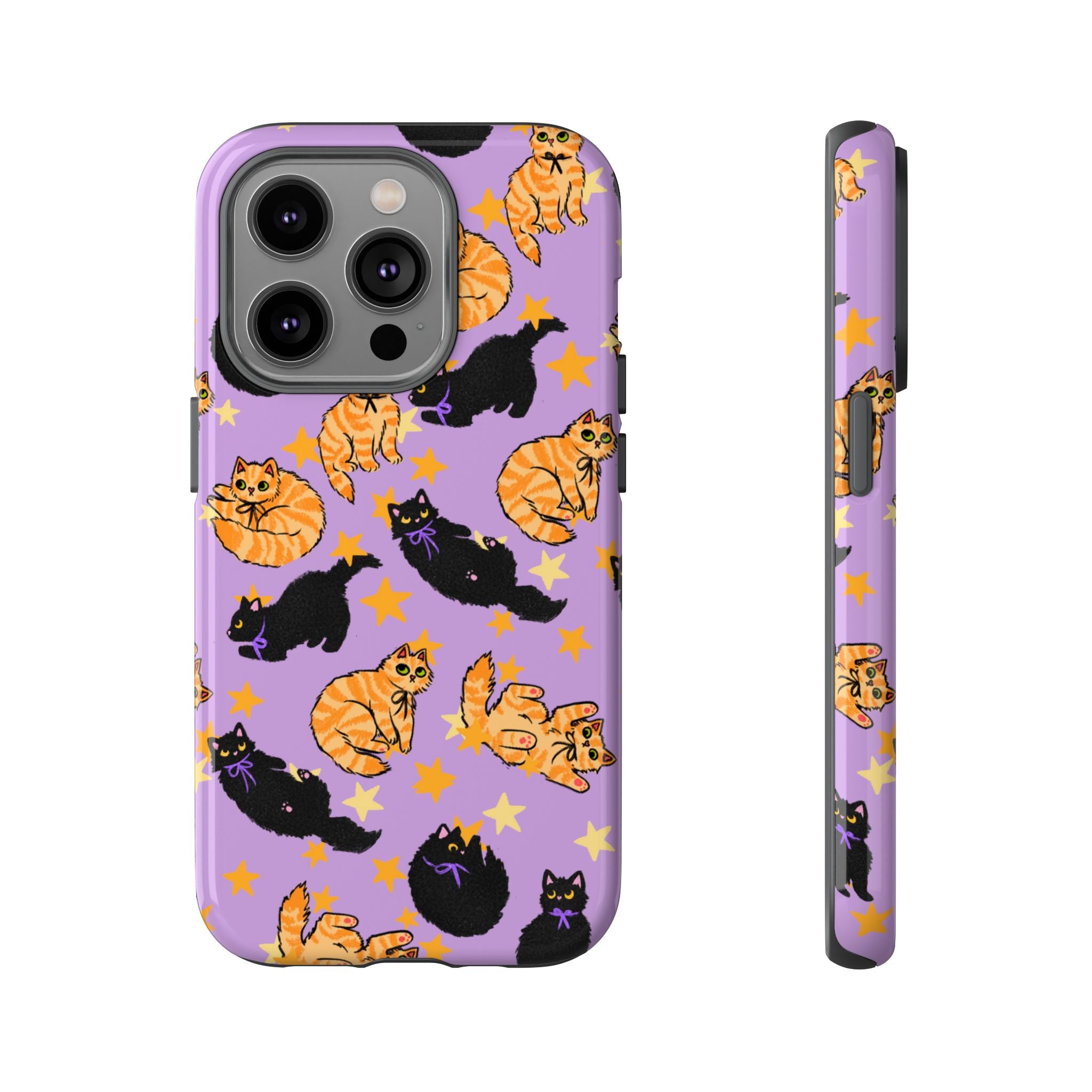 All The Kitties Phone Case - Purple