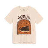 Gemini Spooky Cat Astrology Tee
