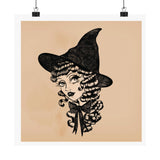 Curious Witch Matte Art Print