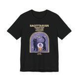 Spooky Sagittarius Cat Astrology Tee