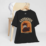 Capricorn Spooky Cat Astrology Tee