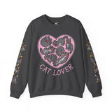 Grey Cat Lover Crewneck Sweatshirt